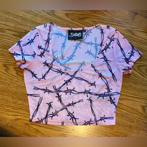 Killstar “Encrypted” Crop Top